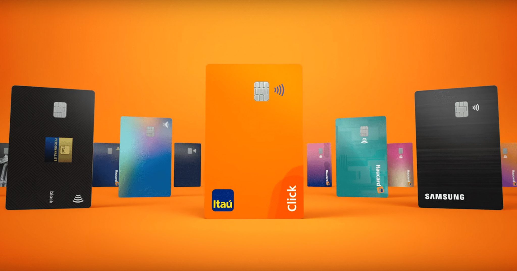 Itaú mostra limite total de cartões Black e Infinite selecionados.